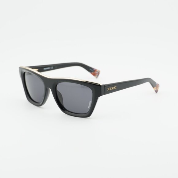 Missoni MIS 0067/S 0807 IR Sunglasses Black Cat Eye Frame, Grey Lenses main image 8